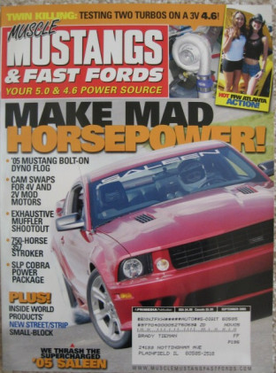 MUSCLE MUSTANGS & FAST FORDS 2005 SEPT - EXHAUSTING